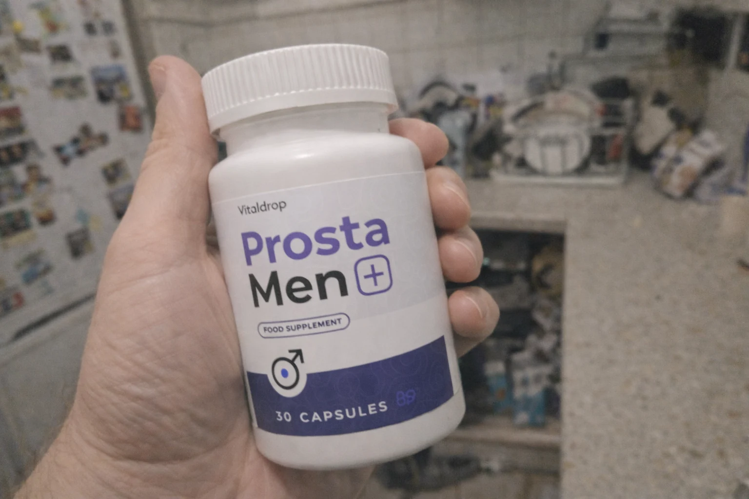 Zdjęcie opakowania ProstaMen+ od prawdziwego klienta